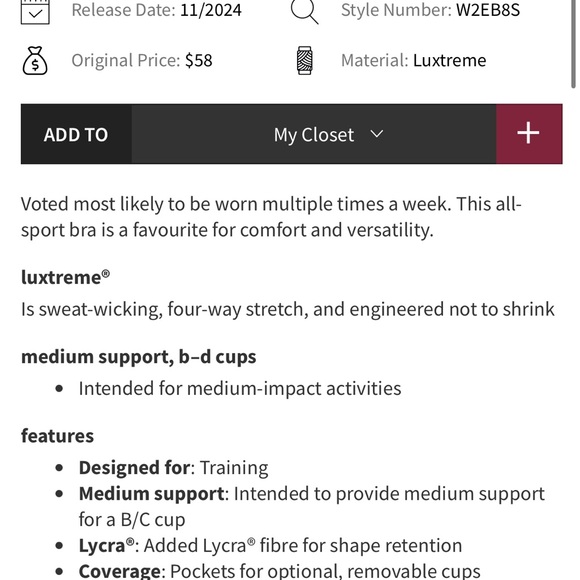 lululemon athletica Deep Purple Crisscross Sports Bra - Picture 14 of 14